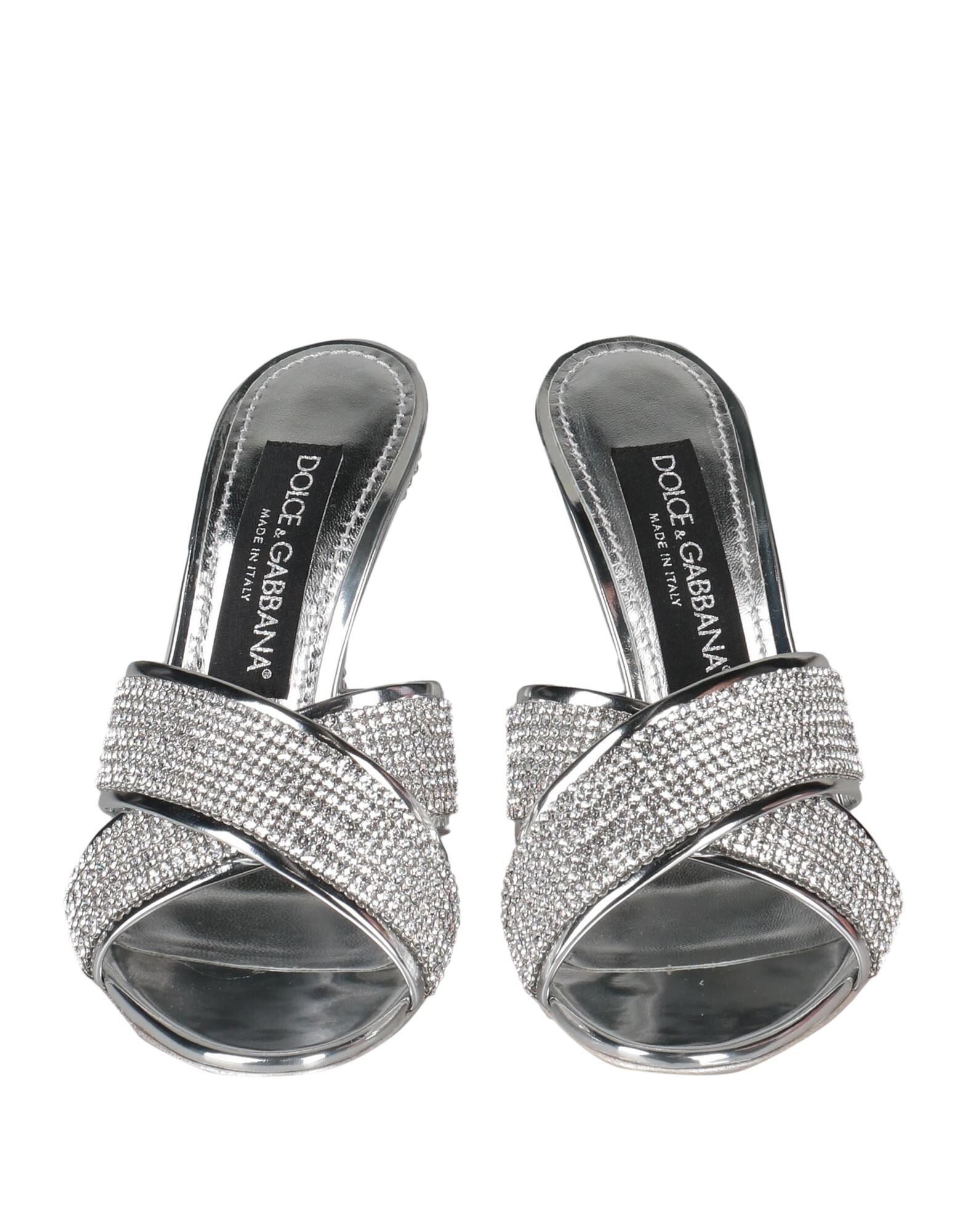 Silver Women's Sandals - 4