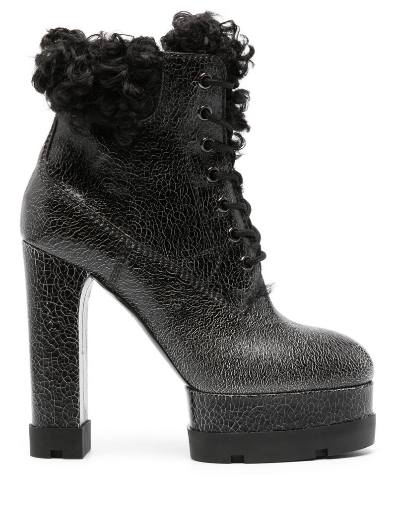 Nancy Alpi 140mm textured-finish boots 1