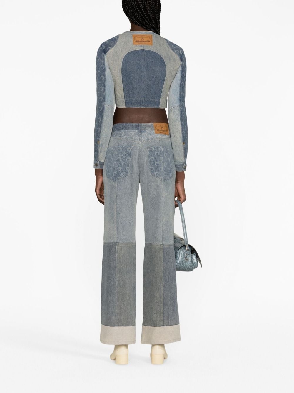 Regenerated wide-leg jeans - 4
