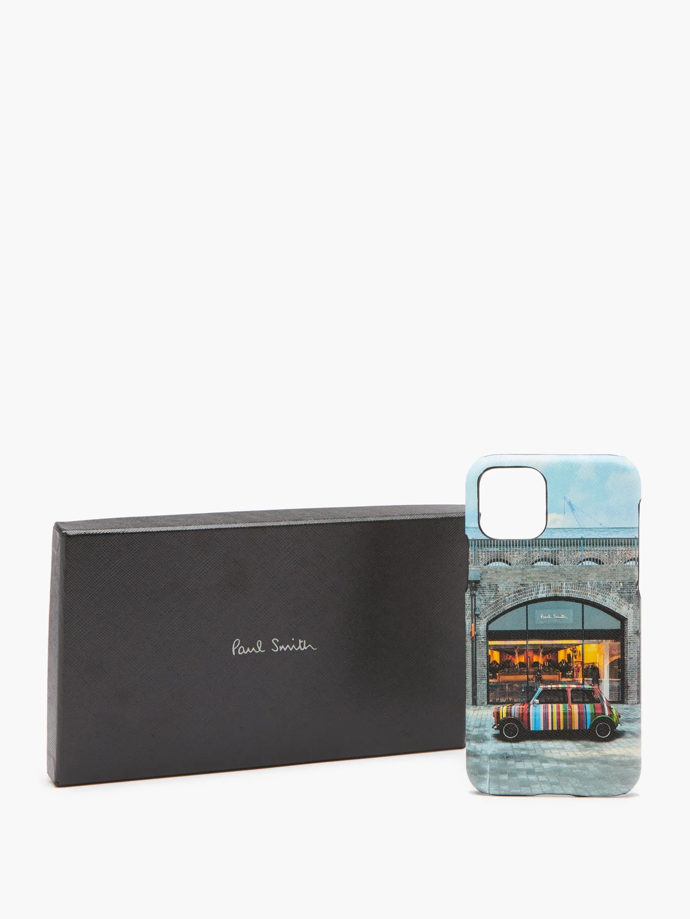 King's Cross-print leather iPhone® 11 Pro case - 4