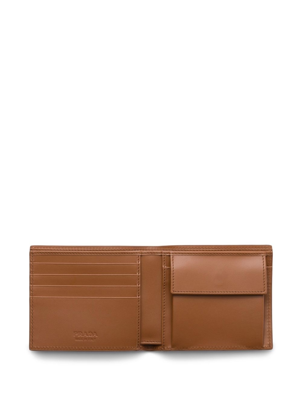 grained leather wallet - 3