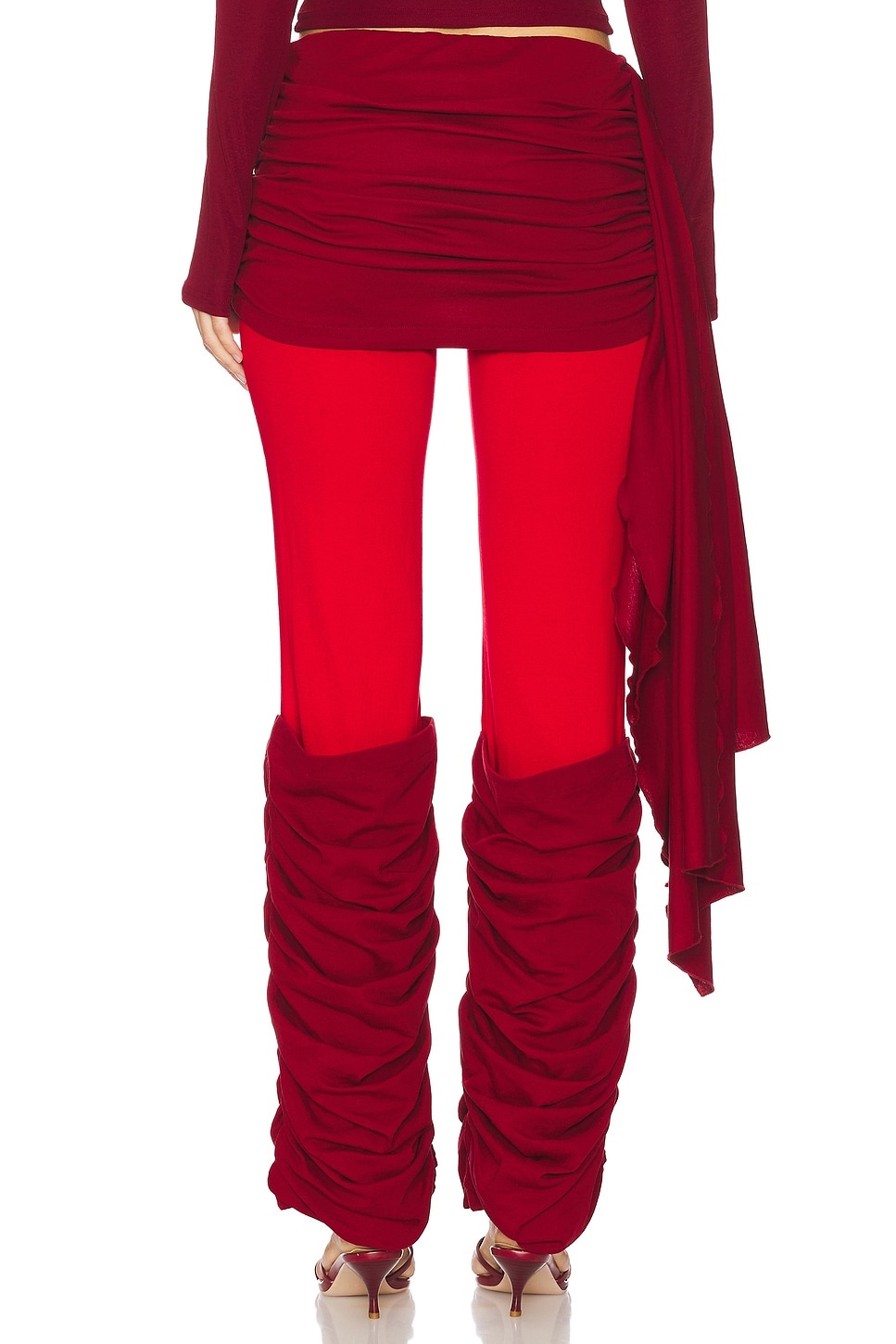 Pants With Leg Warmer - 4