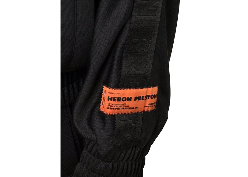 Heron Preston Heron Preston Logo Patch Track Jacket Black outlook