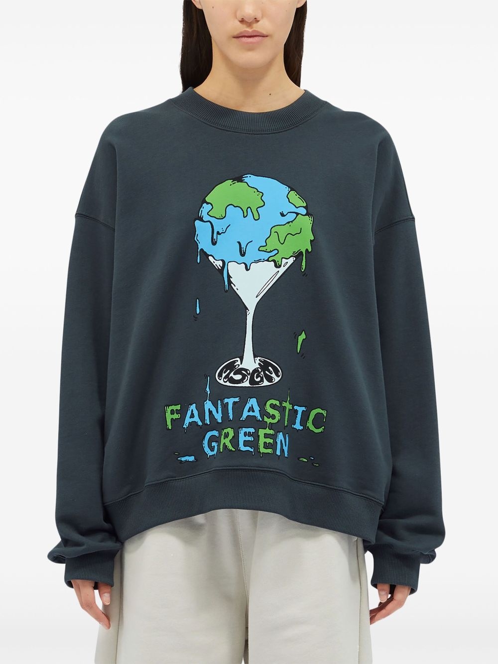 graphic-print sweatshirt - 4