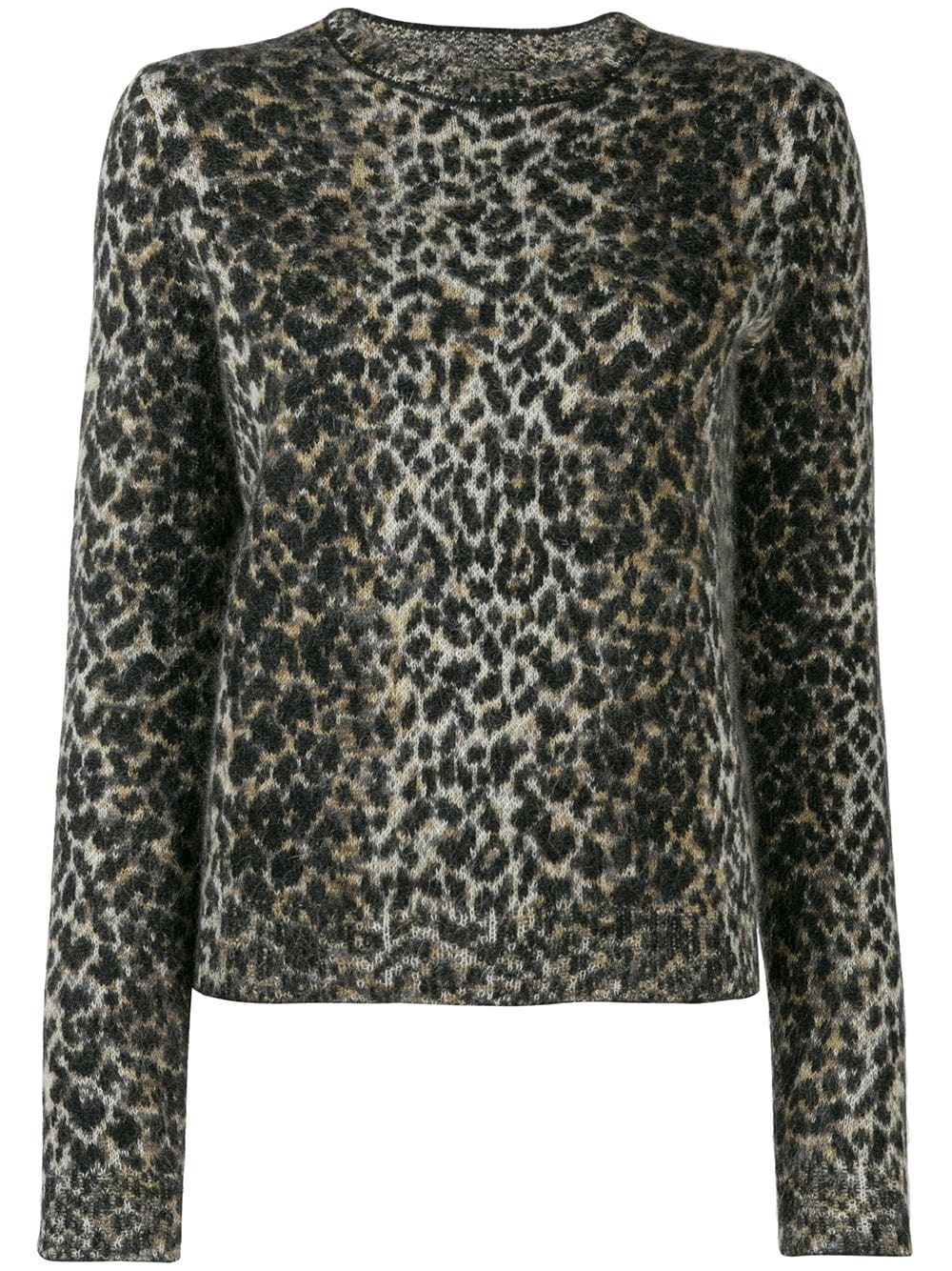 leopard intarsia jumper - 1