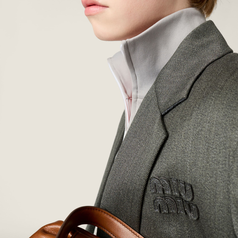 Cover fabric single-breasted jacket 6