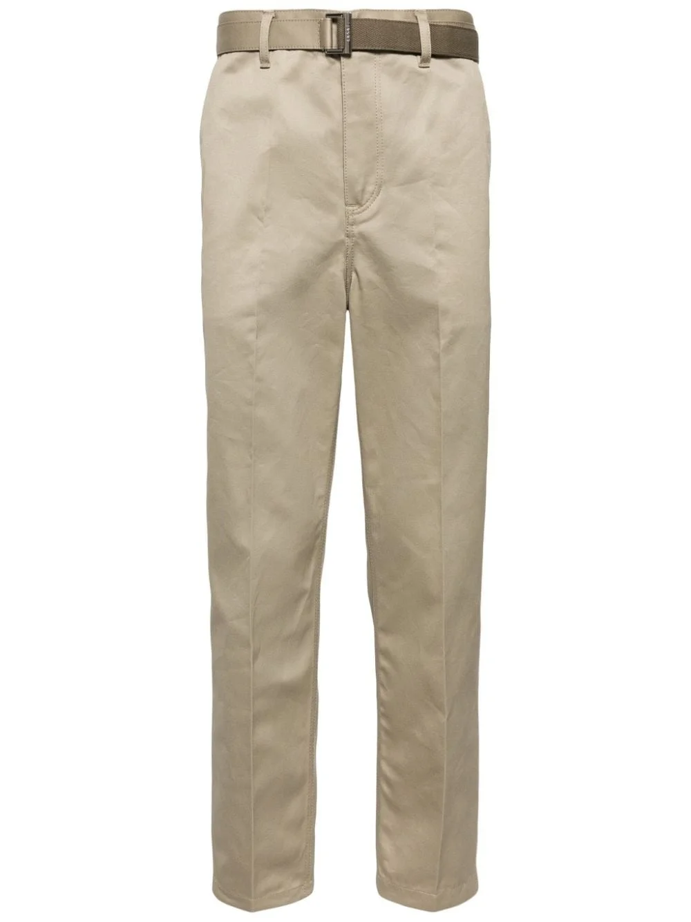 belted chino trousers - 1
