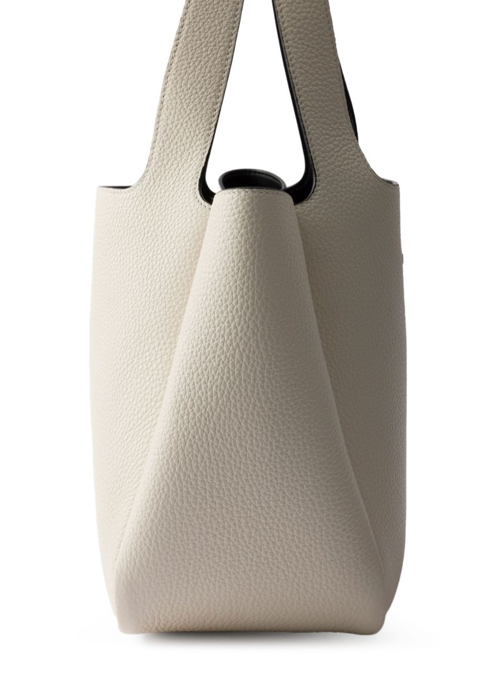small leather tote bag - 5