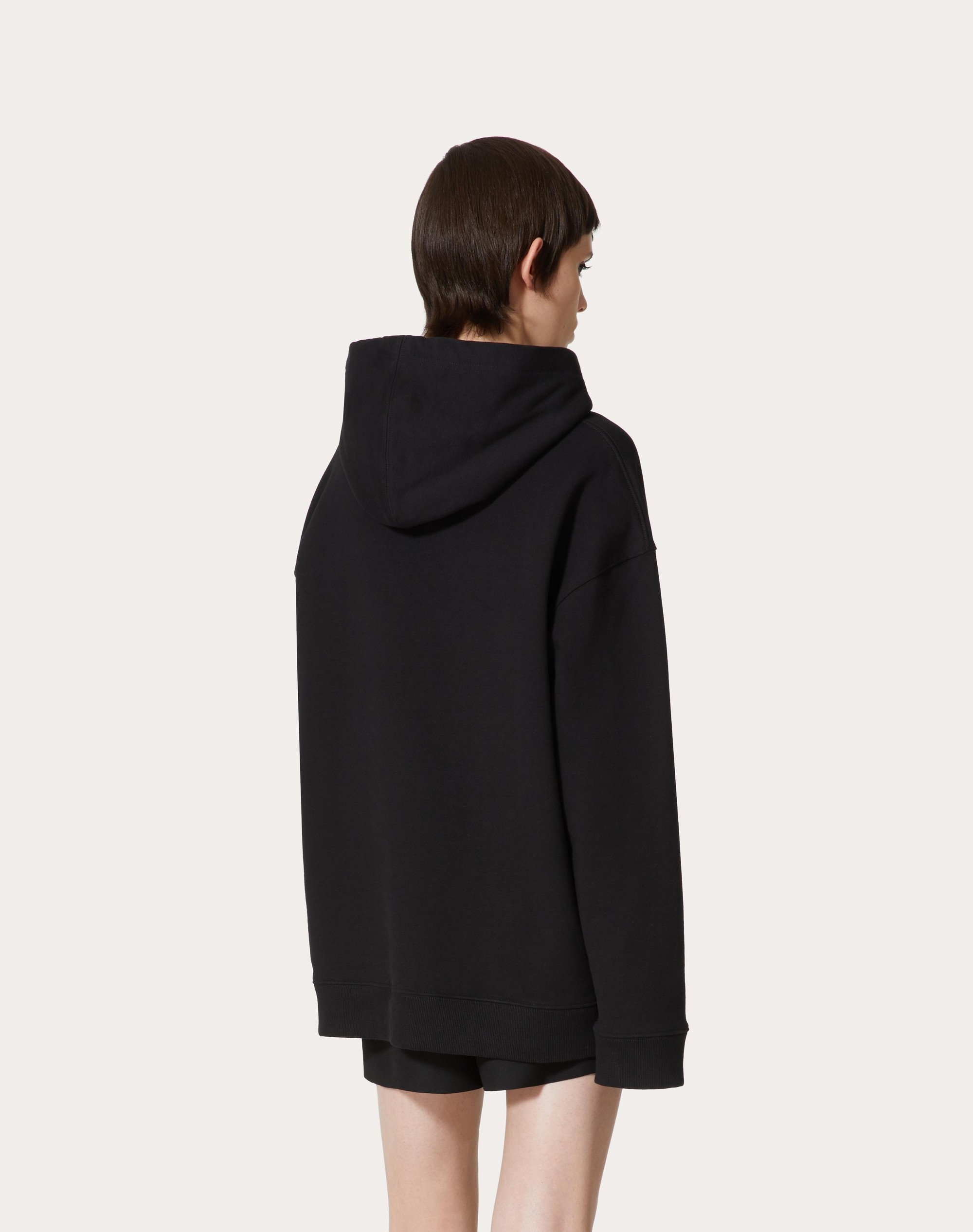 VALENTINO GARAVANI ROCKSTUD PET CUSTOMISABLE UNISEX HOODED SWEATSHIRT - 6