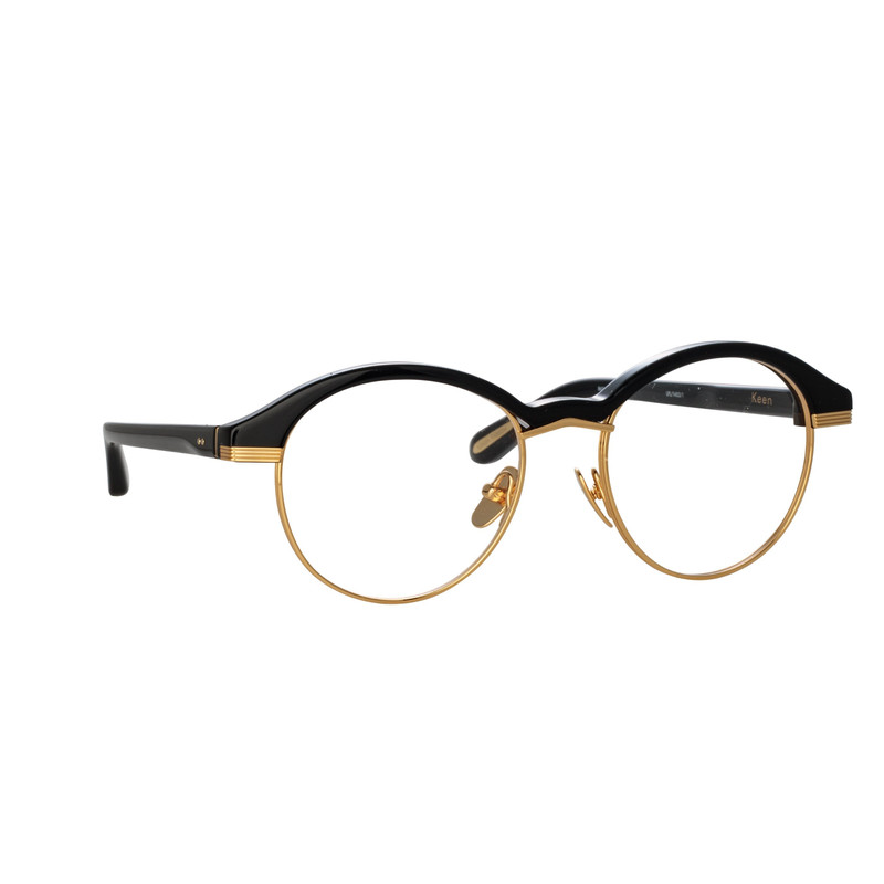 MEN'S KEEN OVAL OPTICAL FRAME IN BLACK 5