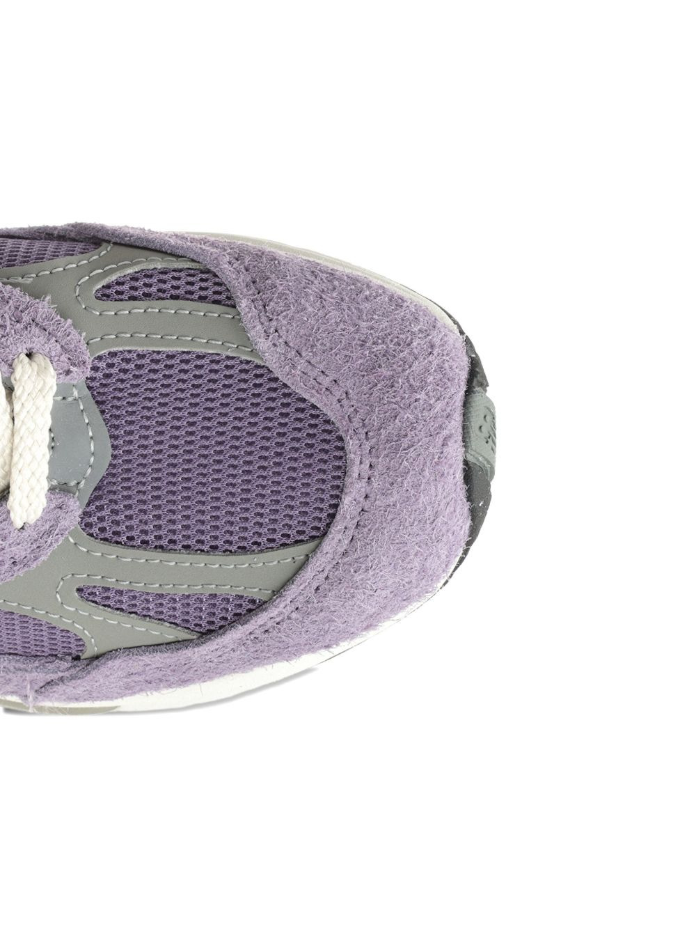 991 suede-panel sneakers - 4