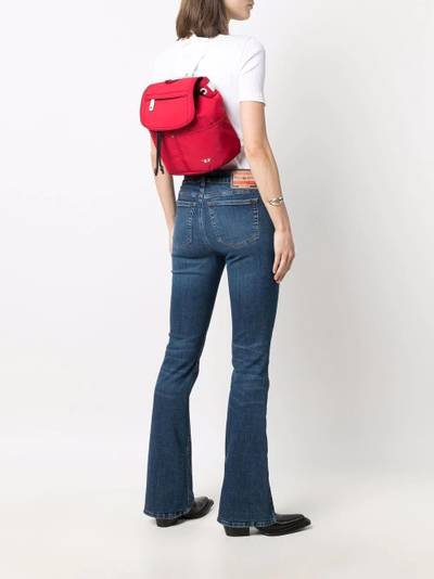 Diesel foldover drawstring backpack outlook