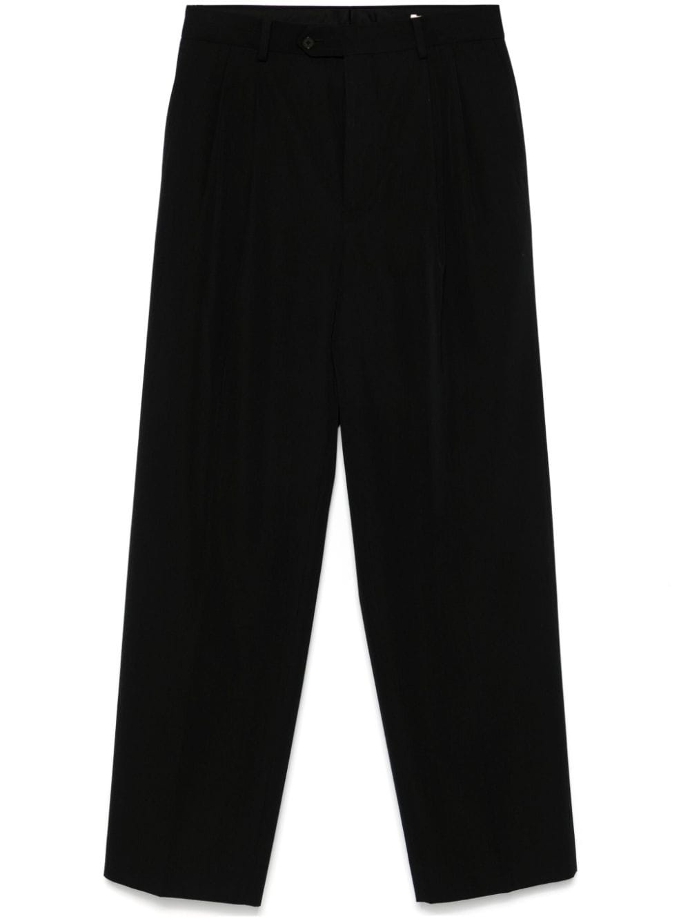 pleated wool trousers - 1