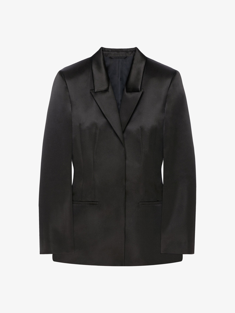 FITTED JACKET IN SATIN 1