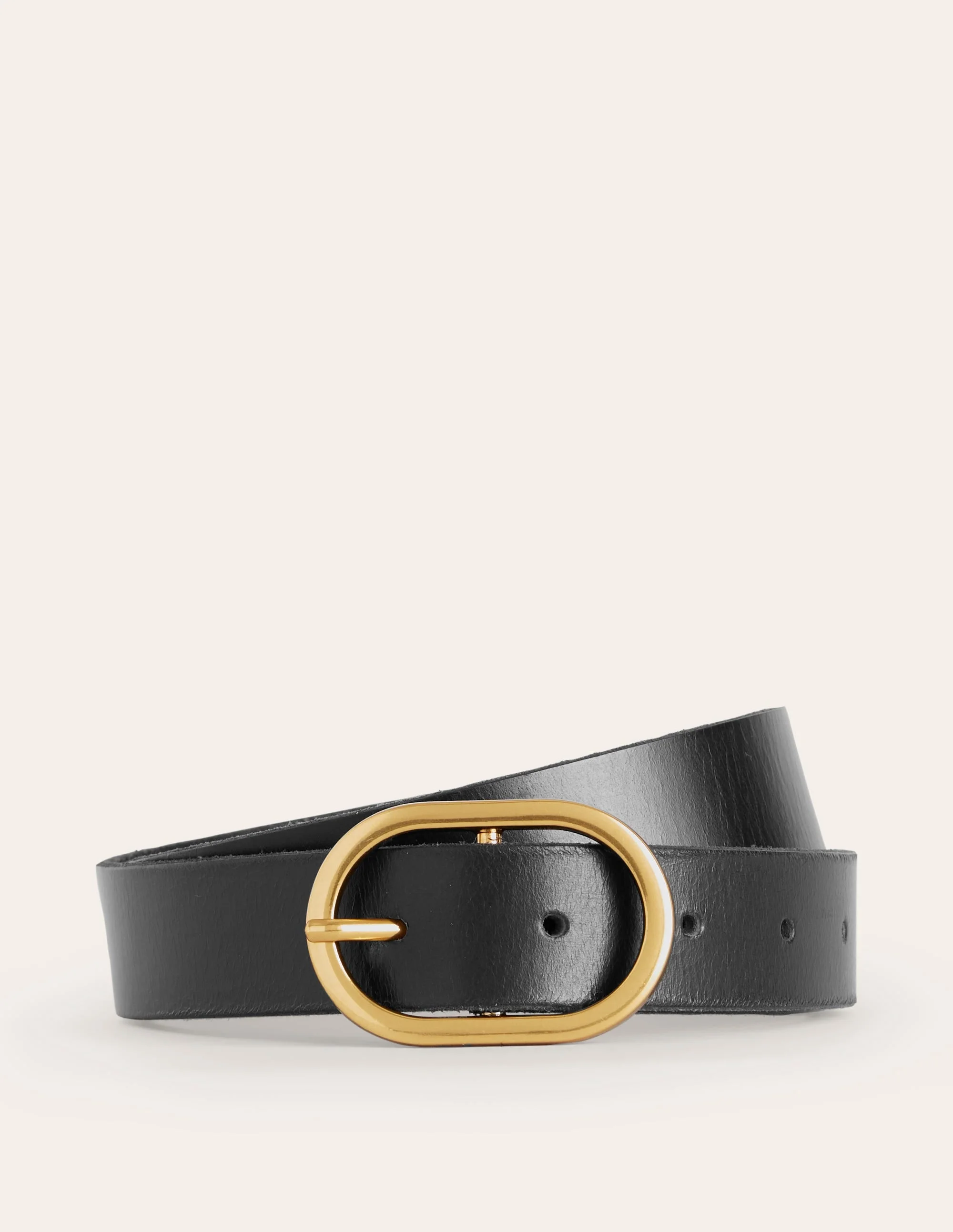 Classic Leather Belt-Black - 1