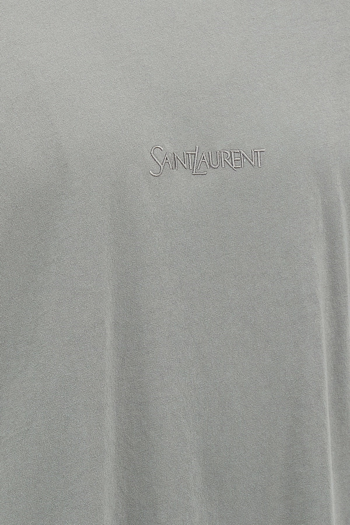 Logo embroidery t-shirt - 4