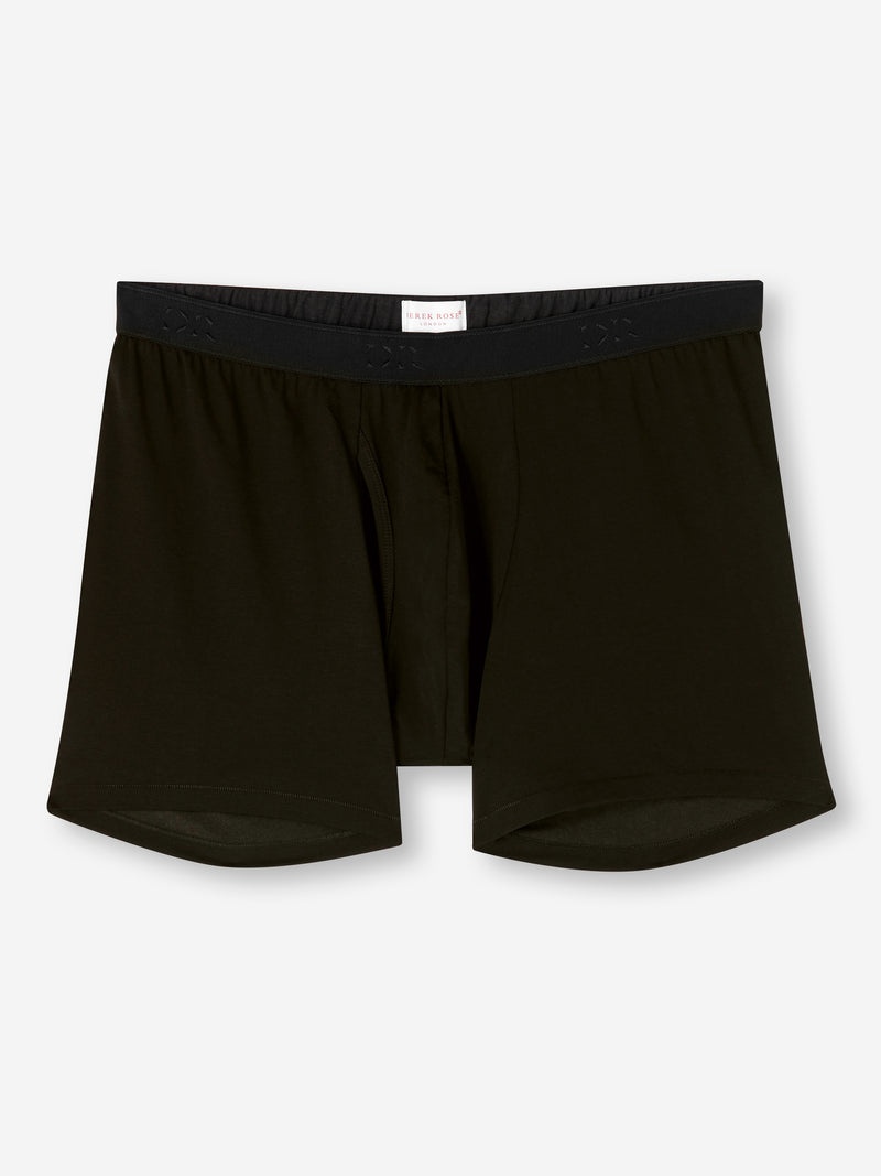 Men's Trunks Jack Pima Cotton Stretch Black - 1