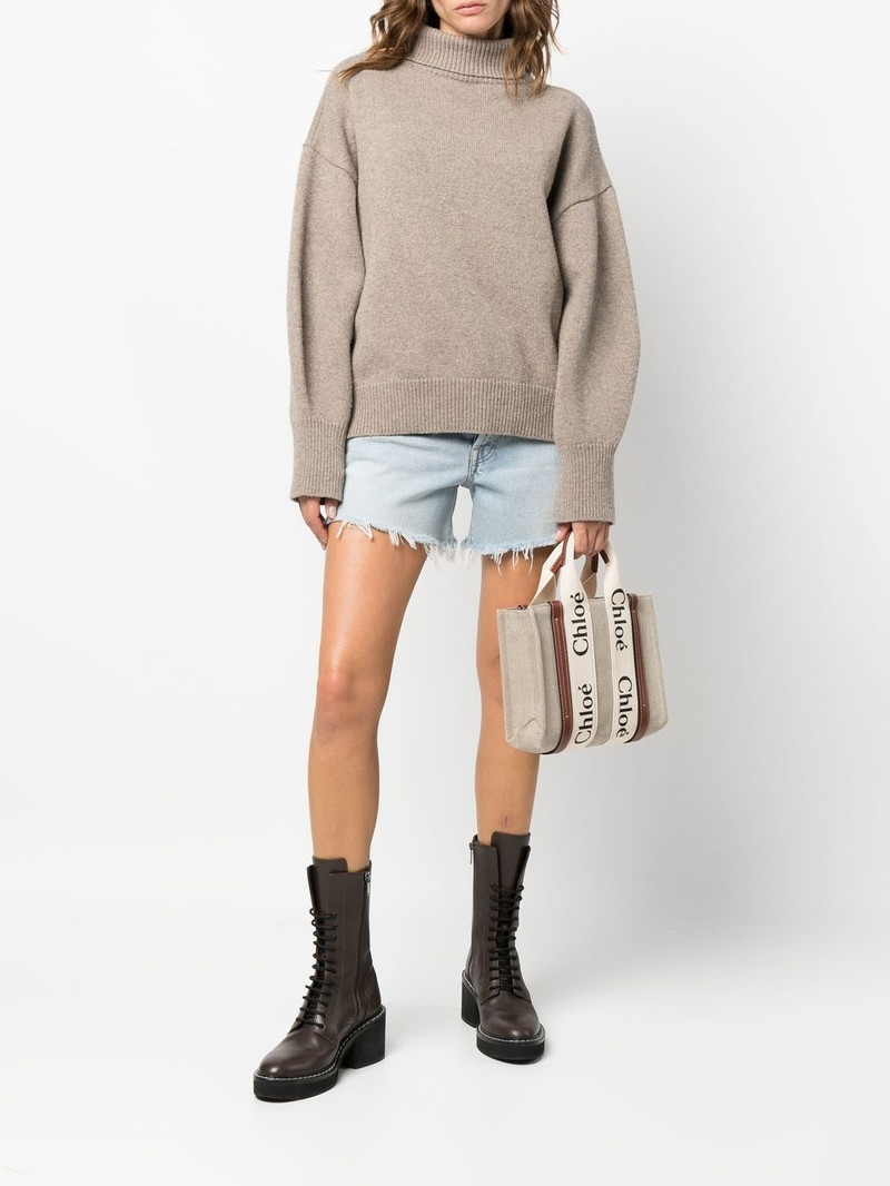Chloé logo-print tote bag outlook