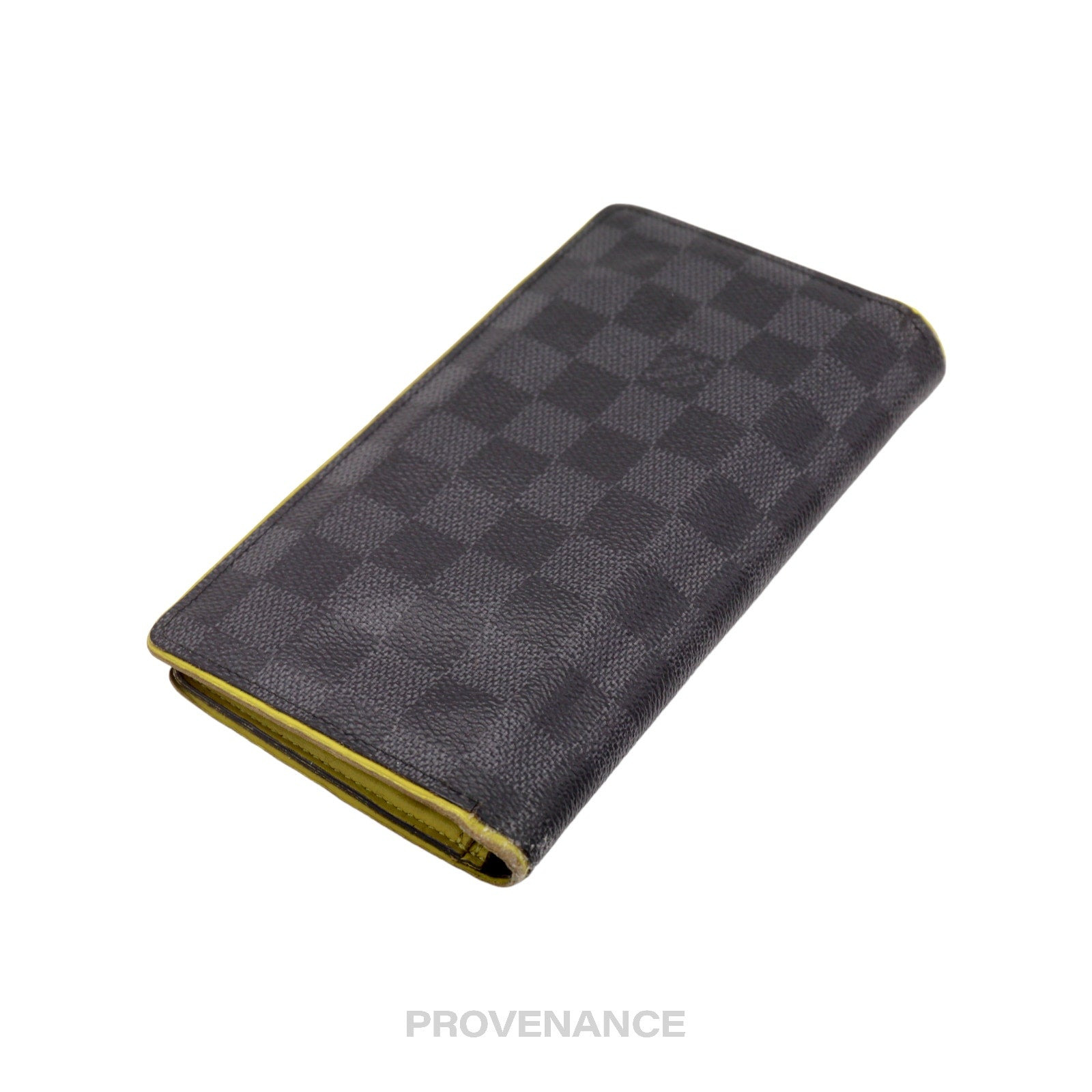 Louis Vuitton Brazza Long Wallet - Damier Graphite Yellow - 5