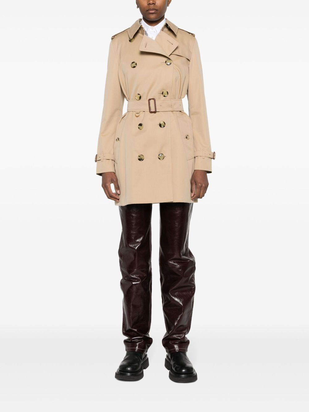 Short Kensington Heritage cotton trench coat - 2