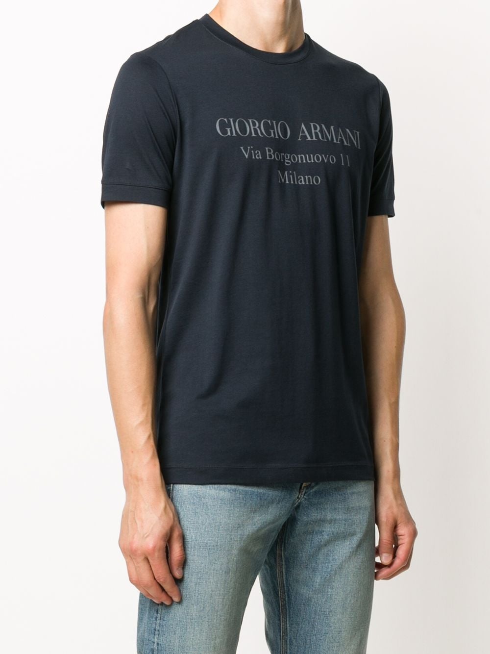logo print T-shirt - 3