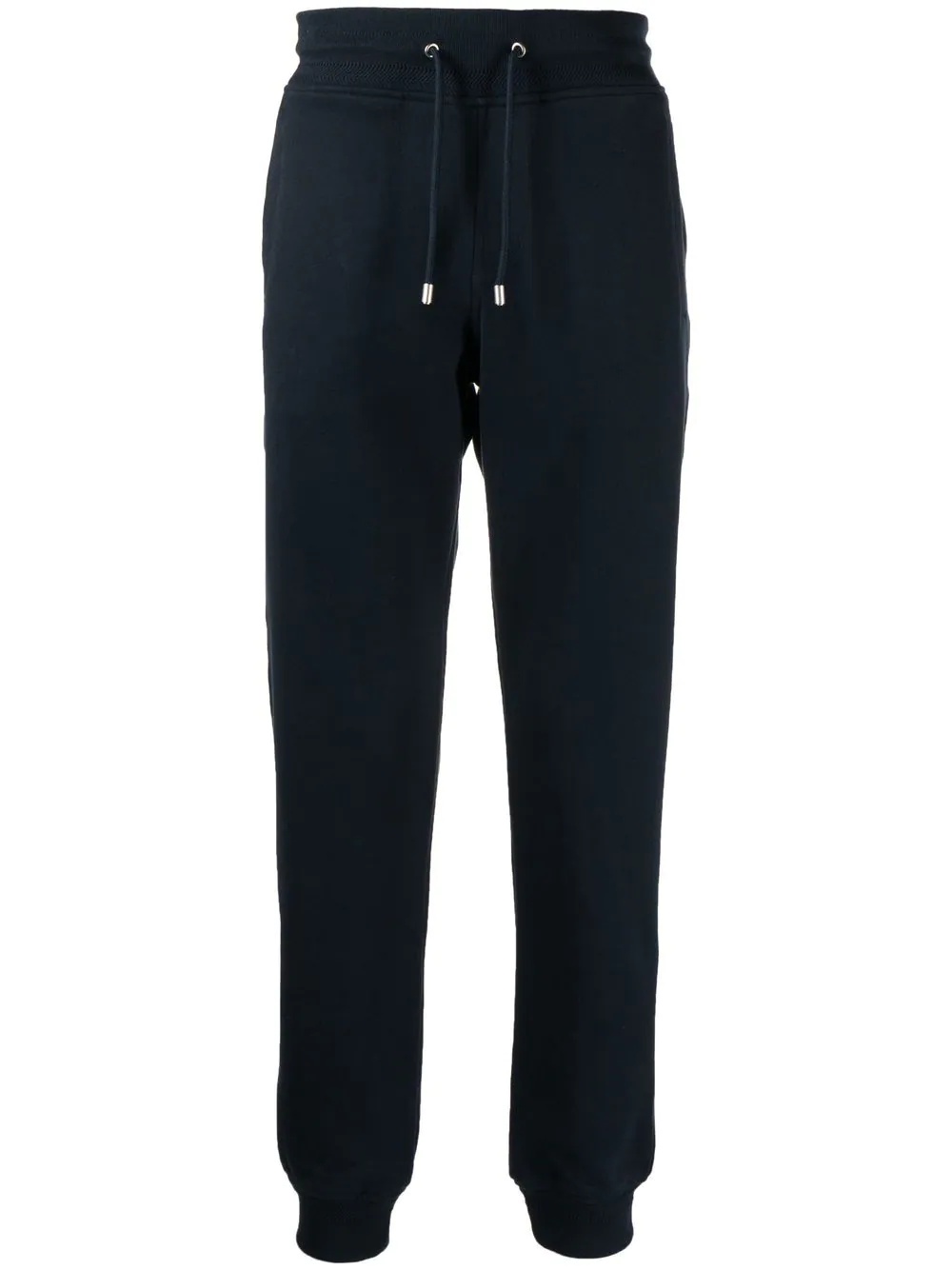 drawstring cotton track pants - 1