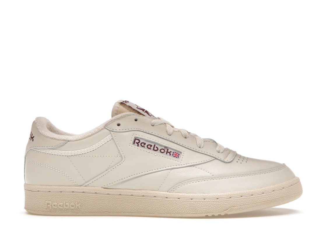 Reebok Club C 85 Chalk Alabaster Maroon - 1