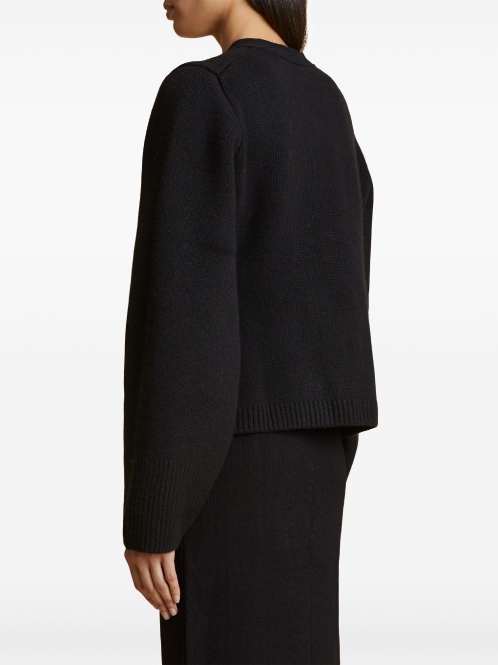 The Scarlet cashmere-blend cardigan - 4
