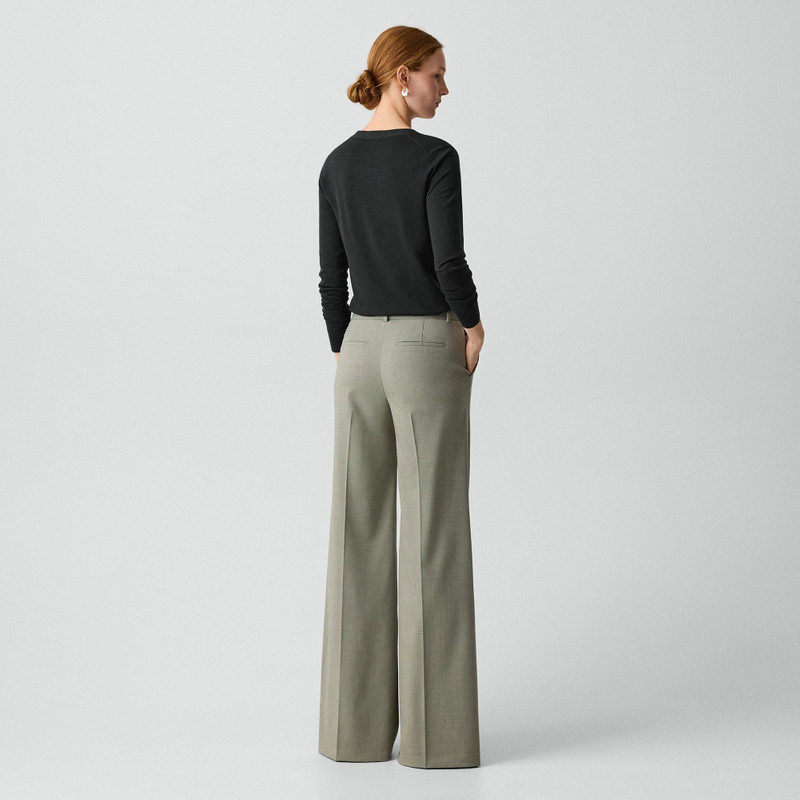 Theory Fluid Flare Pant in Wool Gabardine outlook