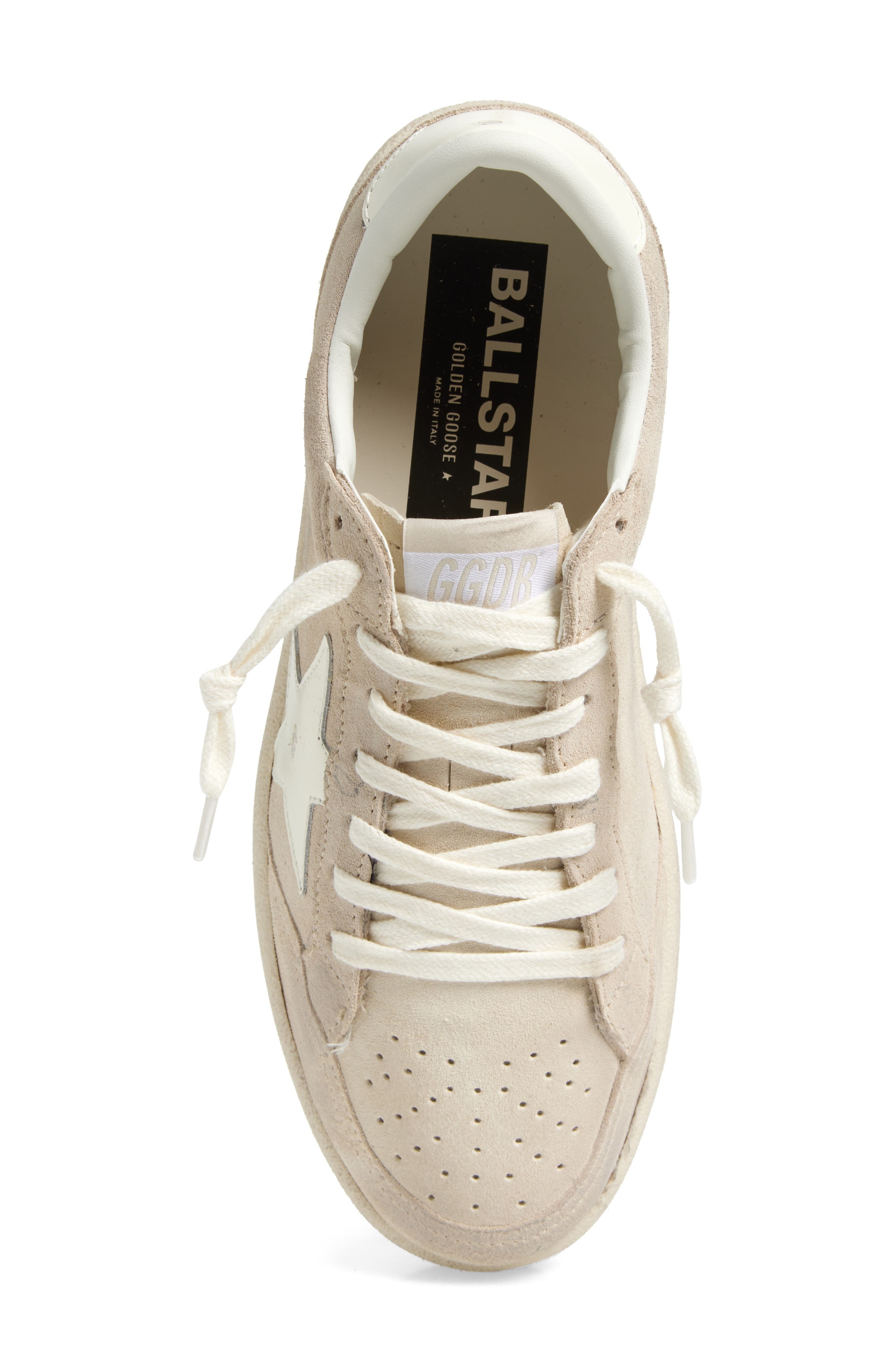 Golden Goose Ball Star 2 Low Top Sneaker in Light Beige/Milk at Nordstrom - 5