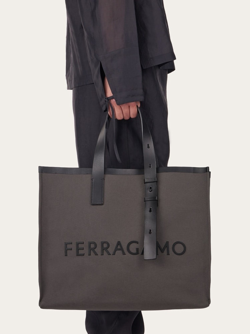 FERRAGAMO TOTE BAG WITH SIGNATURE outlook