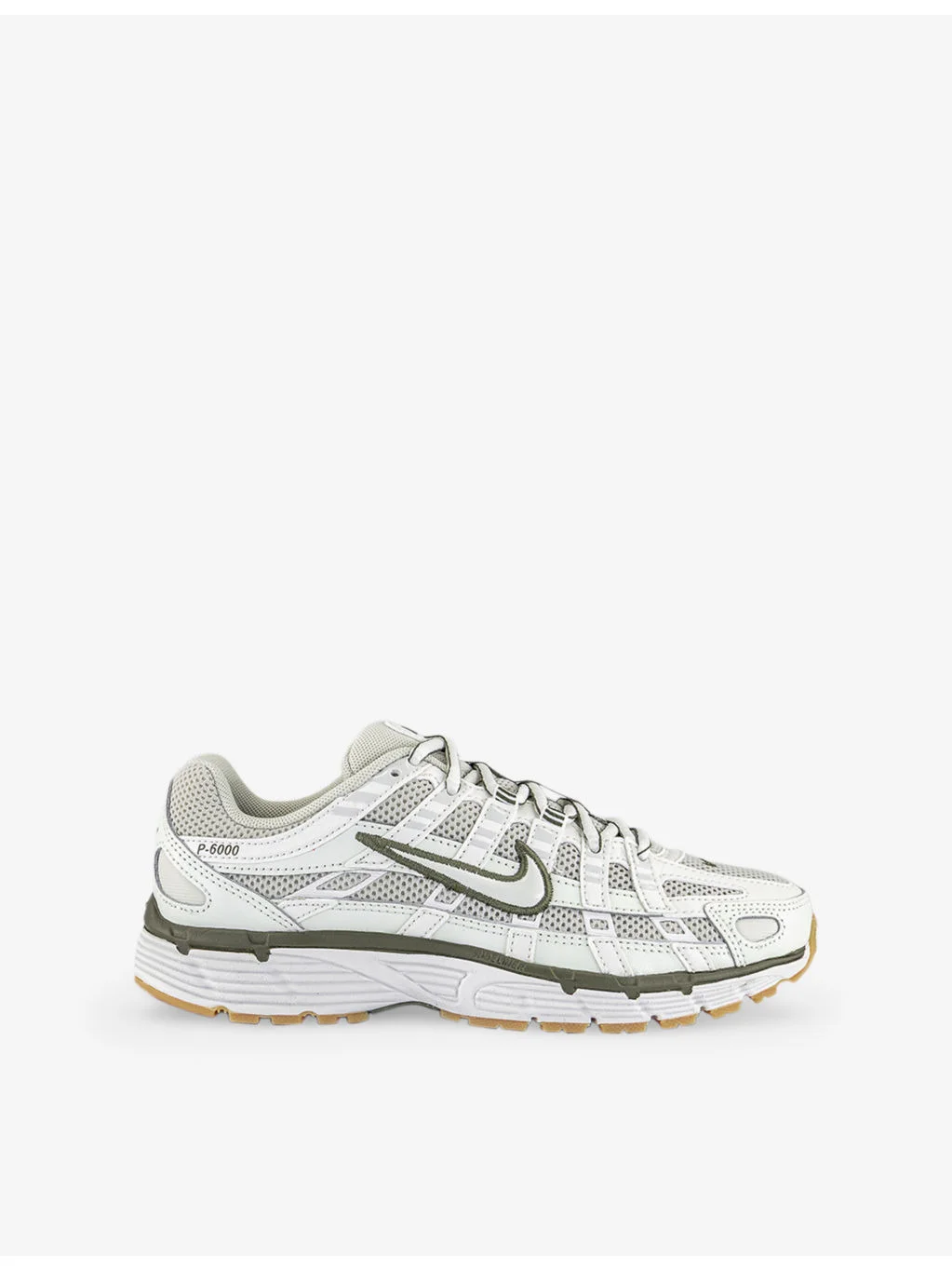 P-6000 Leather and Mesh Trainers - 1