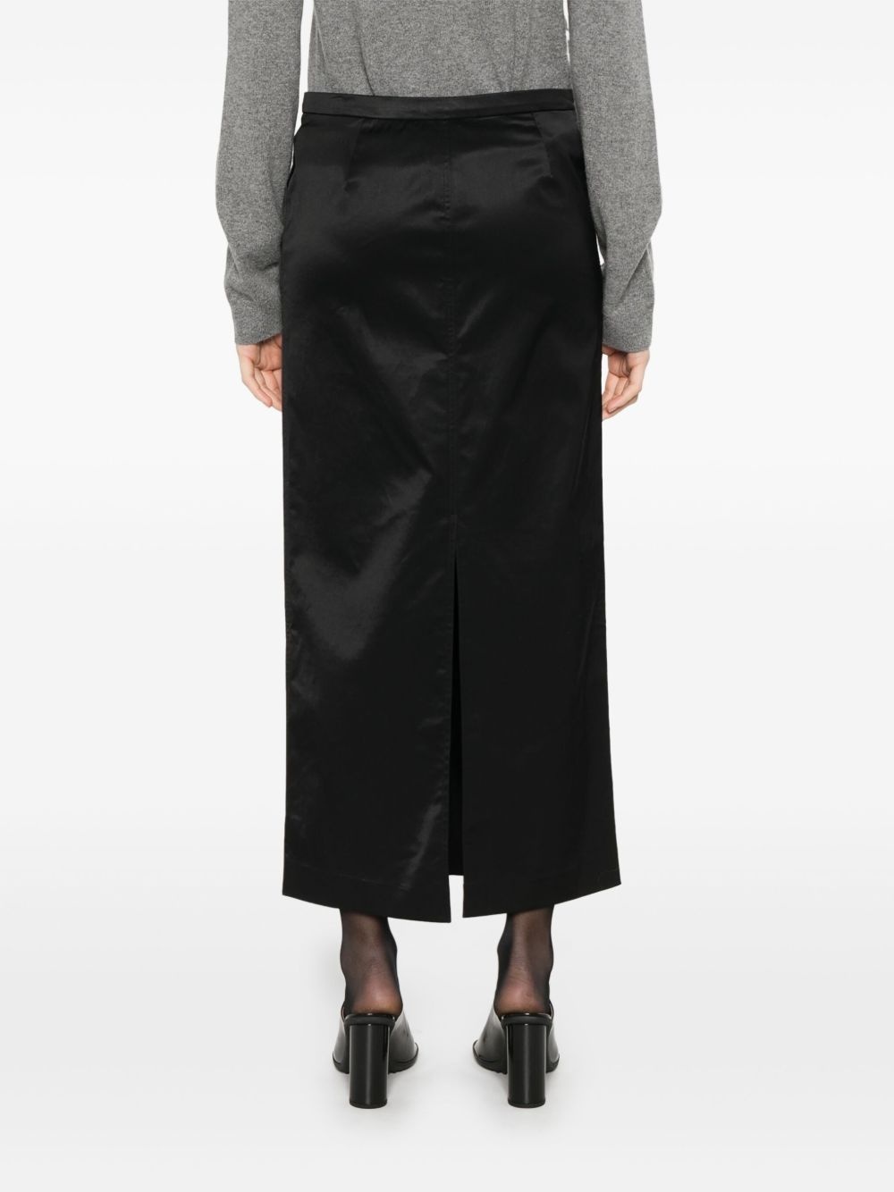 Straight midi skirt - 4