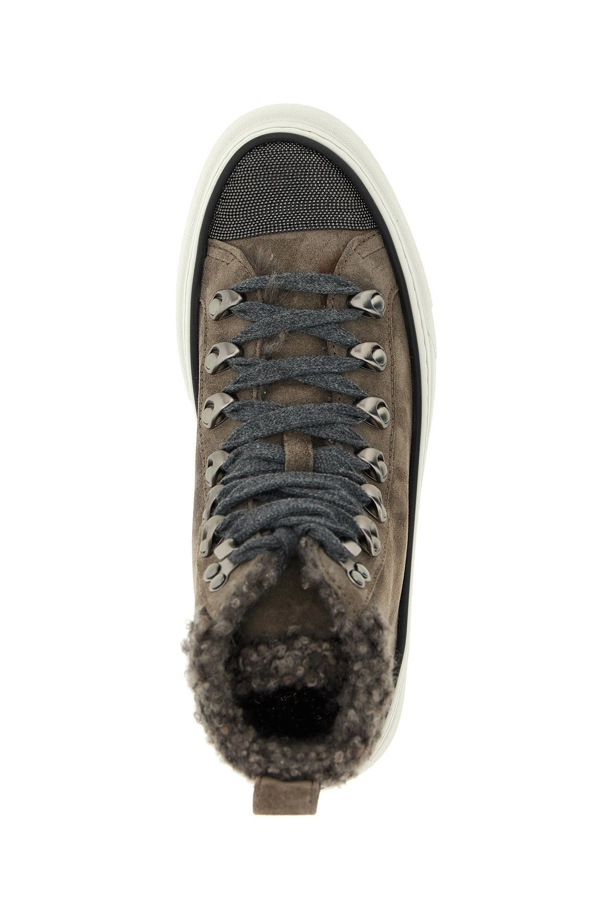 Brunello Cucinelli Women 'Precious Toe' Sneakers - 4