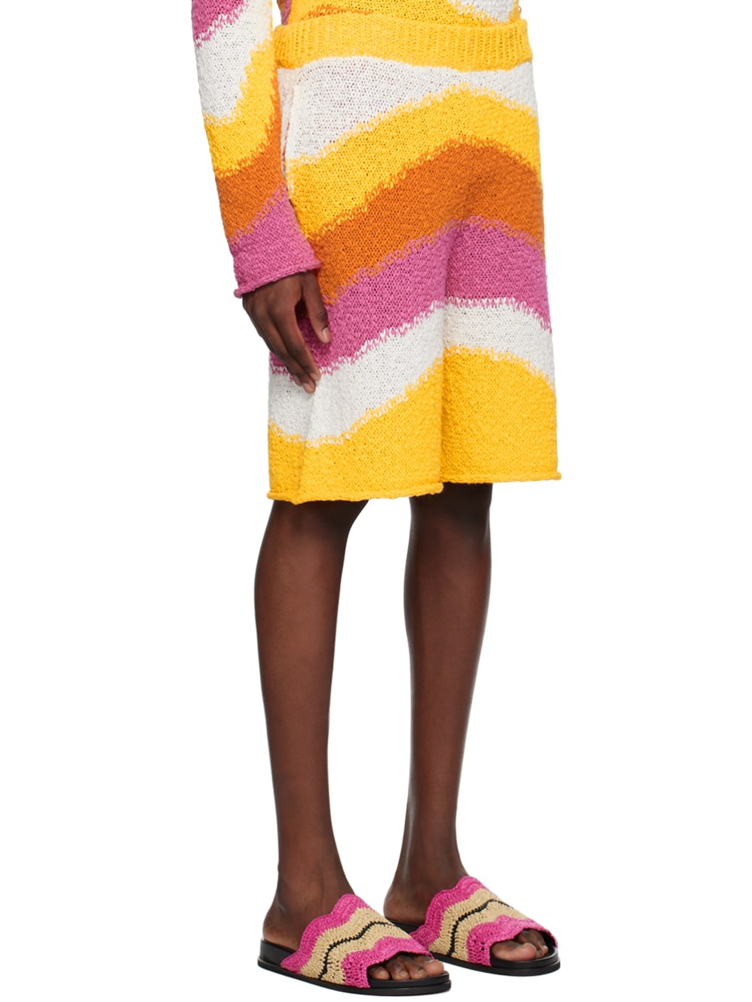 Multicolor Intarsia Shorts - 2