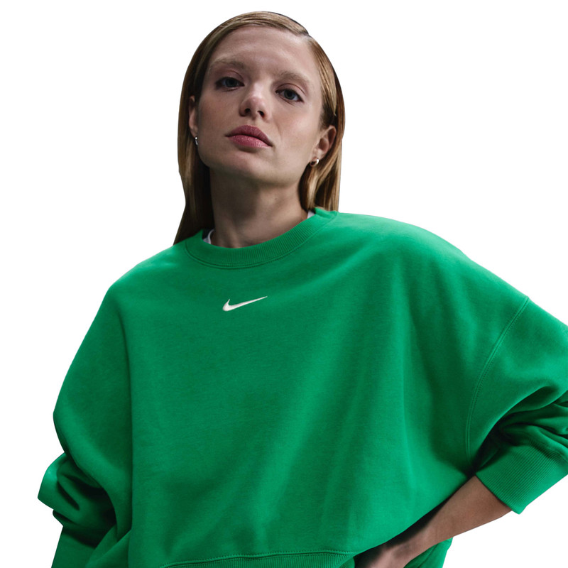 Nike Womens Nike NSW Style Fleece Crew OOS 1