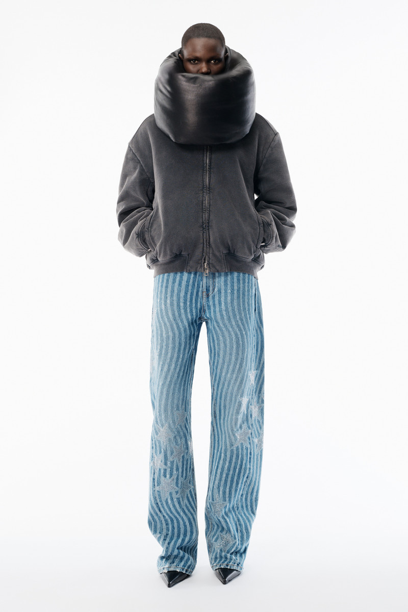 Alexander Wang Vintage Medium Indigo Stars & Stripes Float Jean outlook