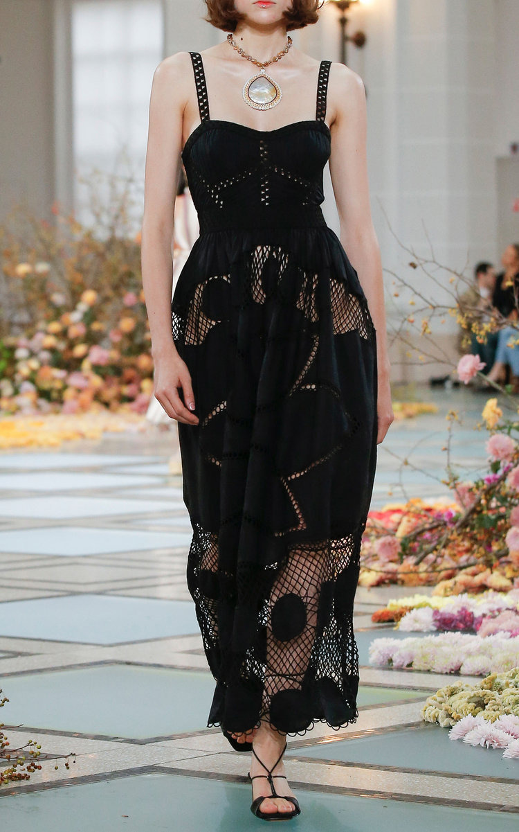 Juno Moon Crochet Maxi Dress black - 2