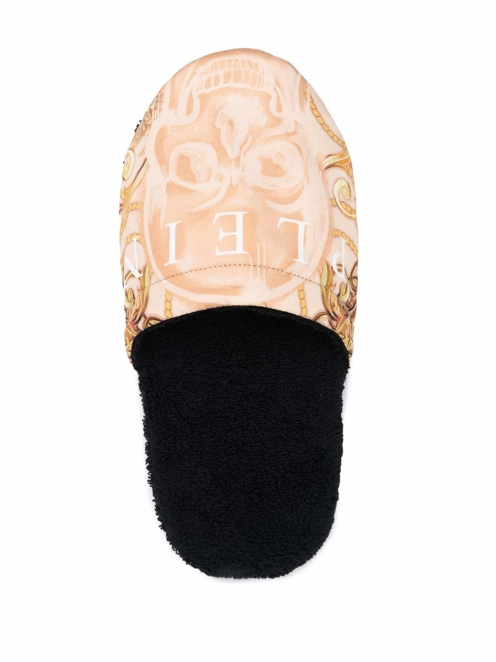 baroque-print house slippers - 4