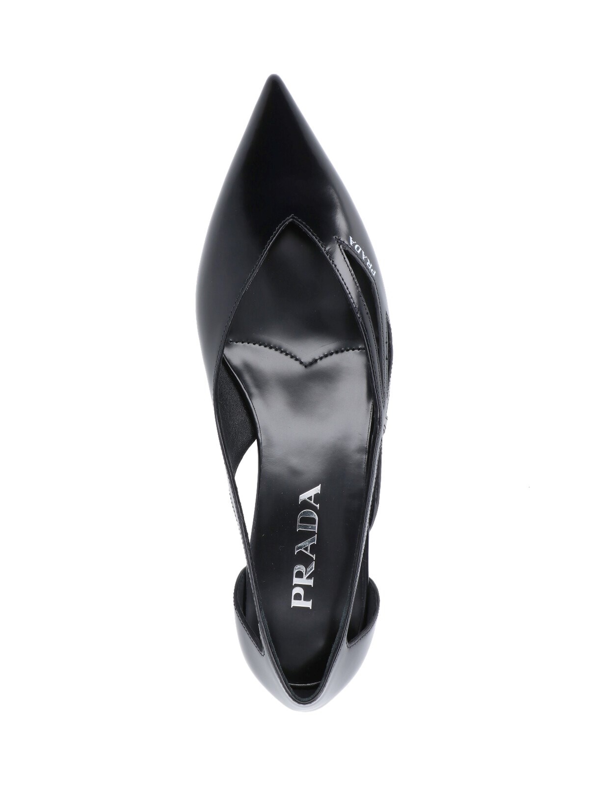 【関税込み】prada CUT-OUT LEATHER BALLET FLATS Prada CUT-OUT BALLET FLATS | sugar | REVERSIBLE