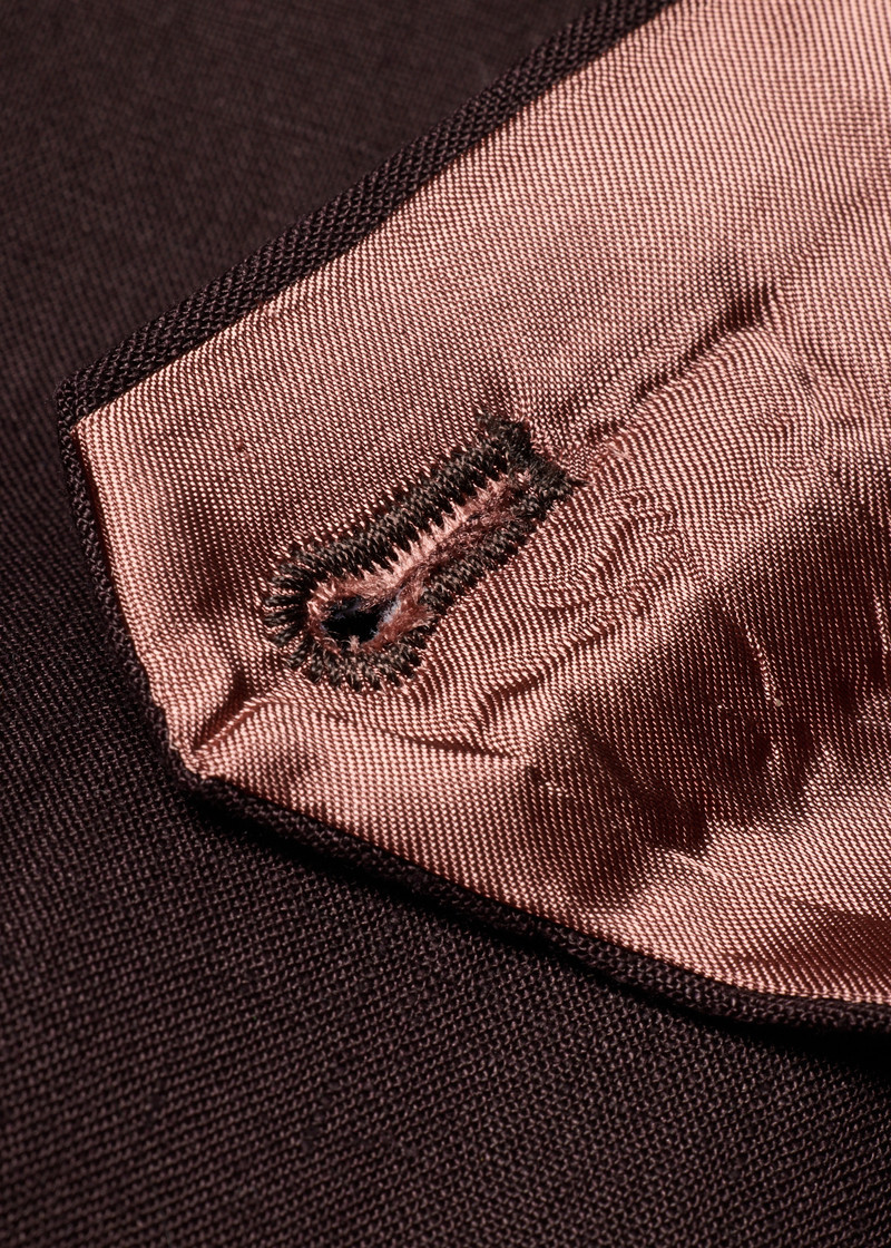 Aubergine Linen Suit 8