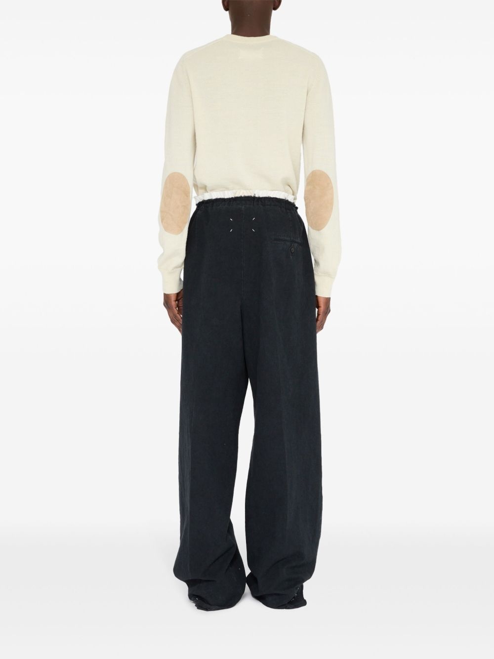 four-stitch logo track pants - 4