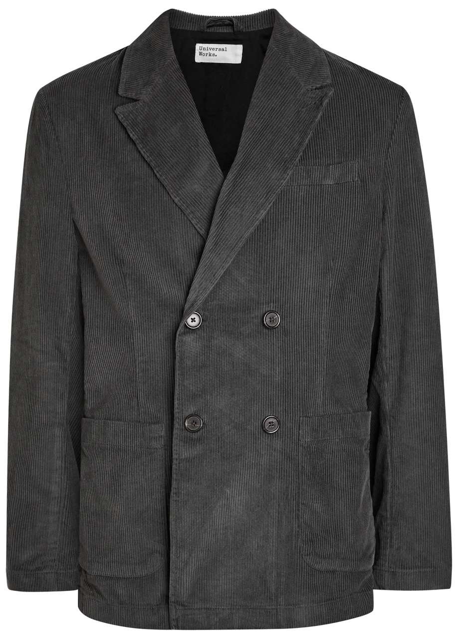 Universal Works Manor Double-breasted Corduroy Blazer - 1