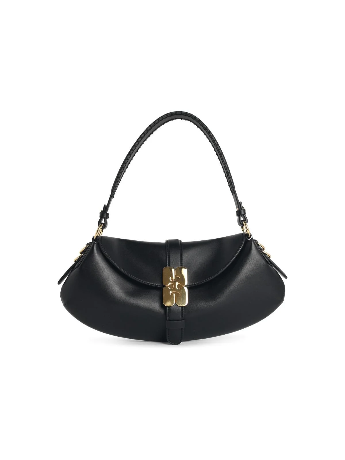 Ganni 'B-Kat' Black Leather Bag Women - 1