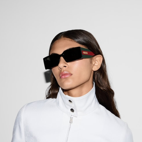 Rectangular frame sunglasses - 3