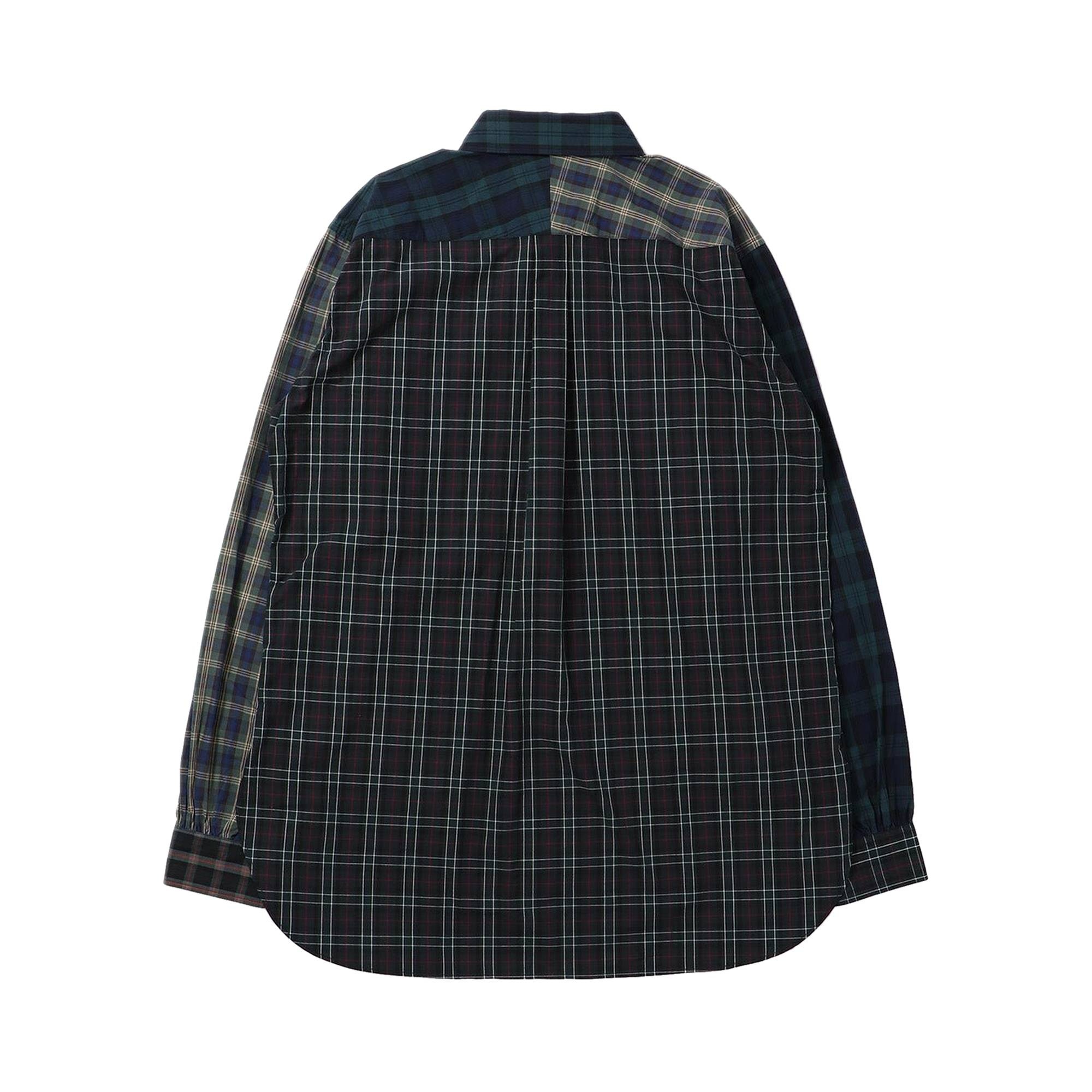 Needles B.D. EDW Plaid Cloth Shirt 'Navy' - 2