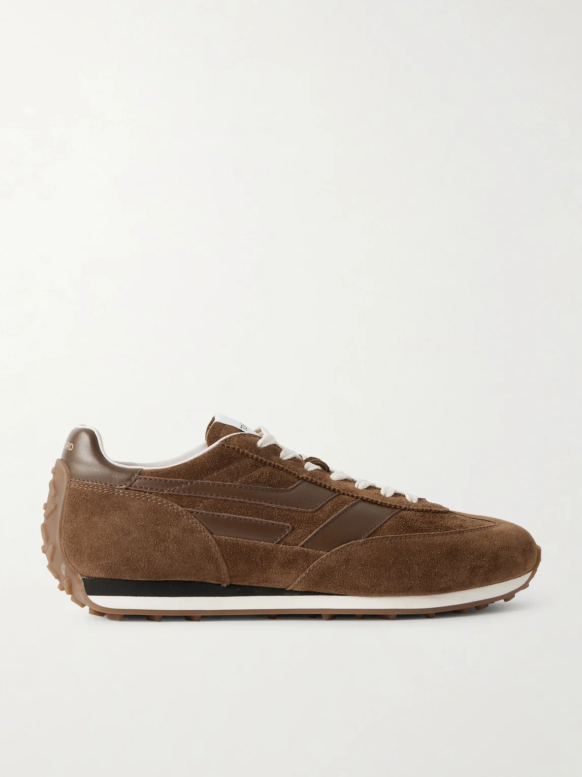 Mick Leather-Trimmed Suede Sneakers - 1
