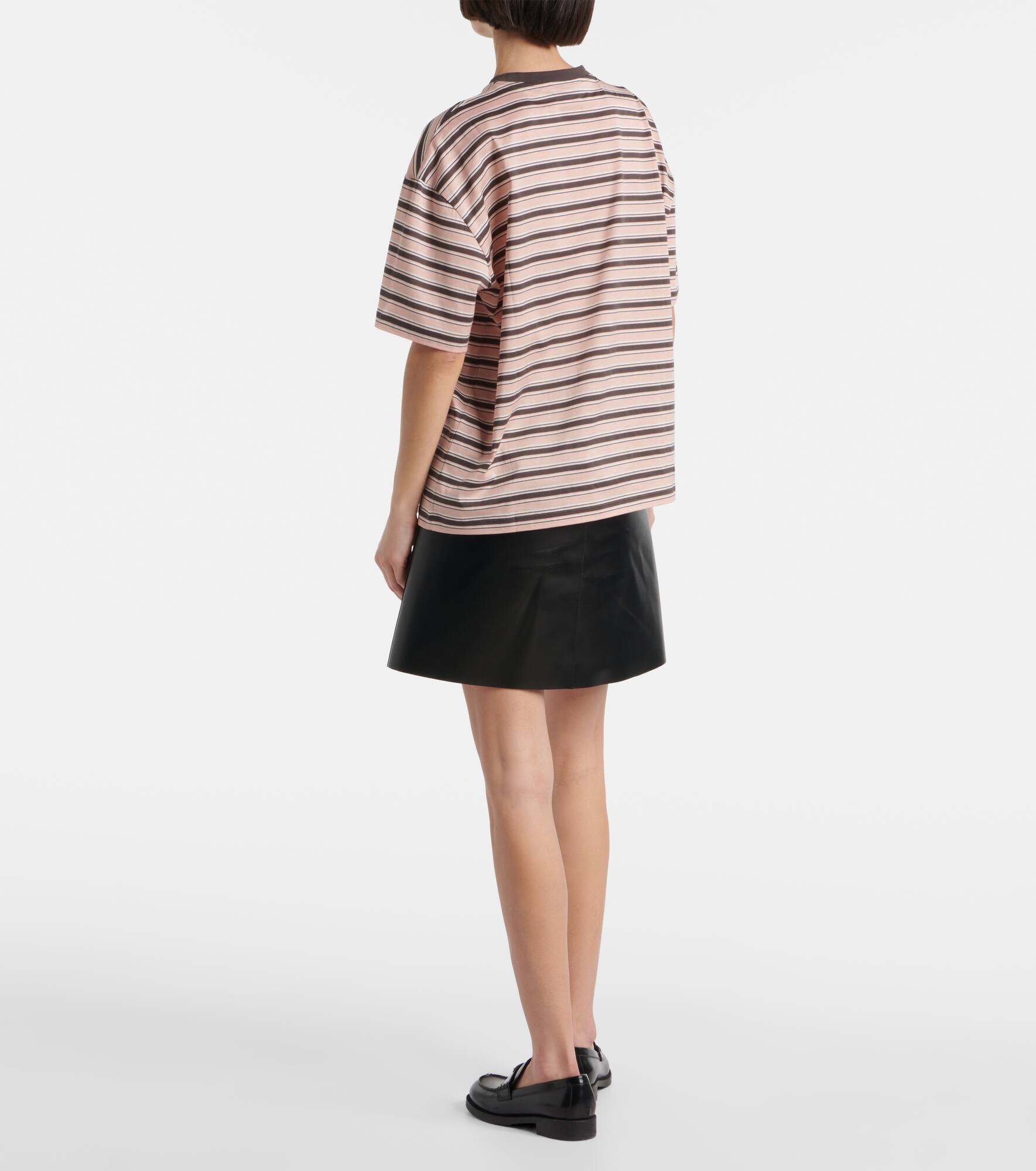 Stripped cotton T-shirt - 3