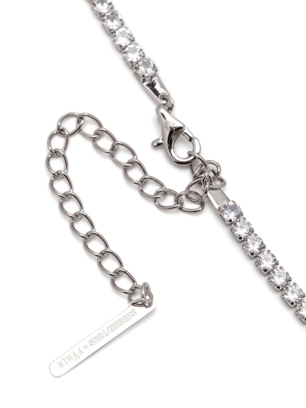 crystal-embellished necklace - 2