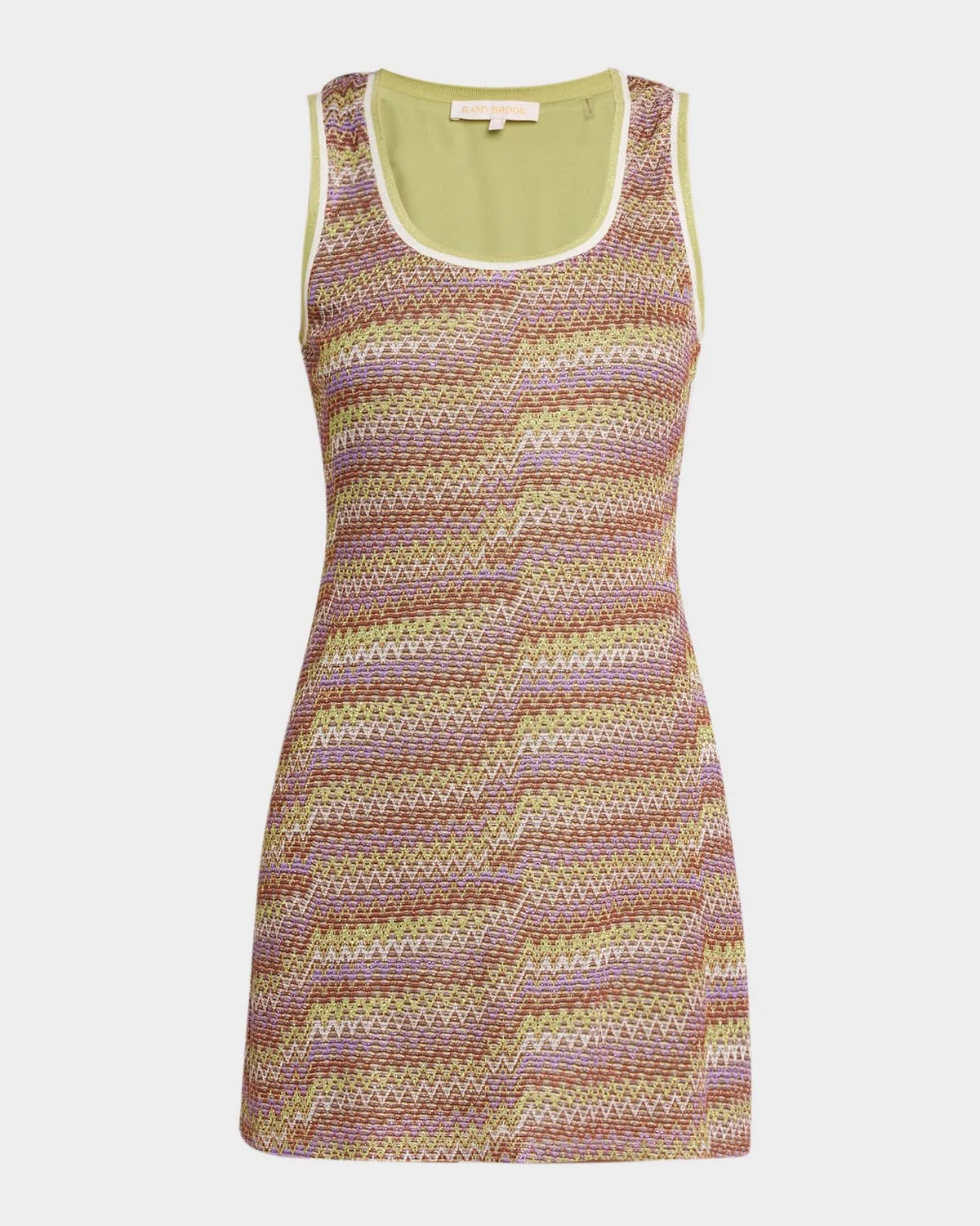Liora Metallic Weave Minidress - 1
